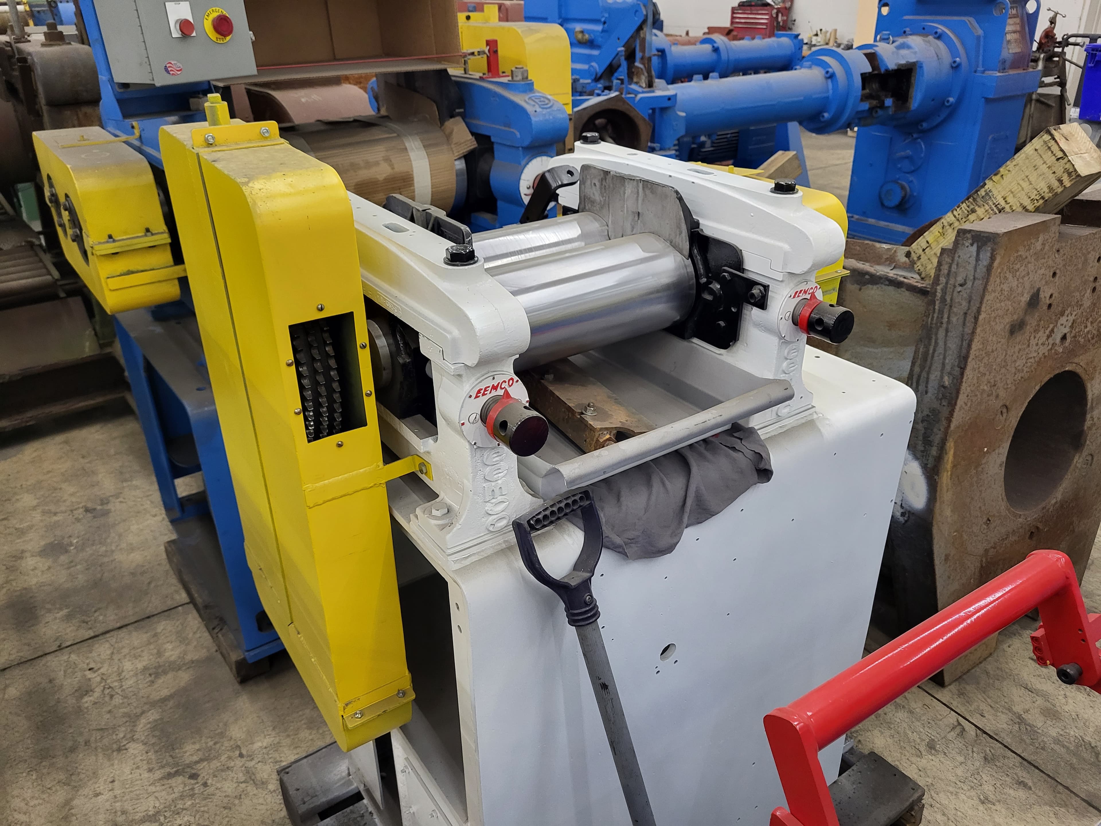 6" x 15" EEMCO Rubber Mill 15 HP Motor Compact Cabinet Design