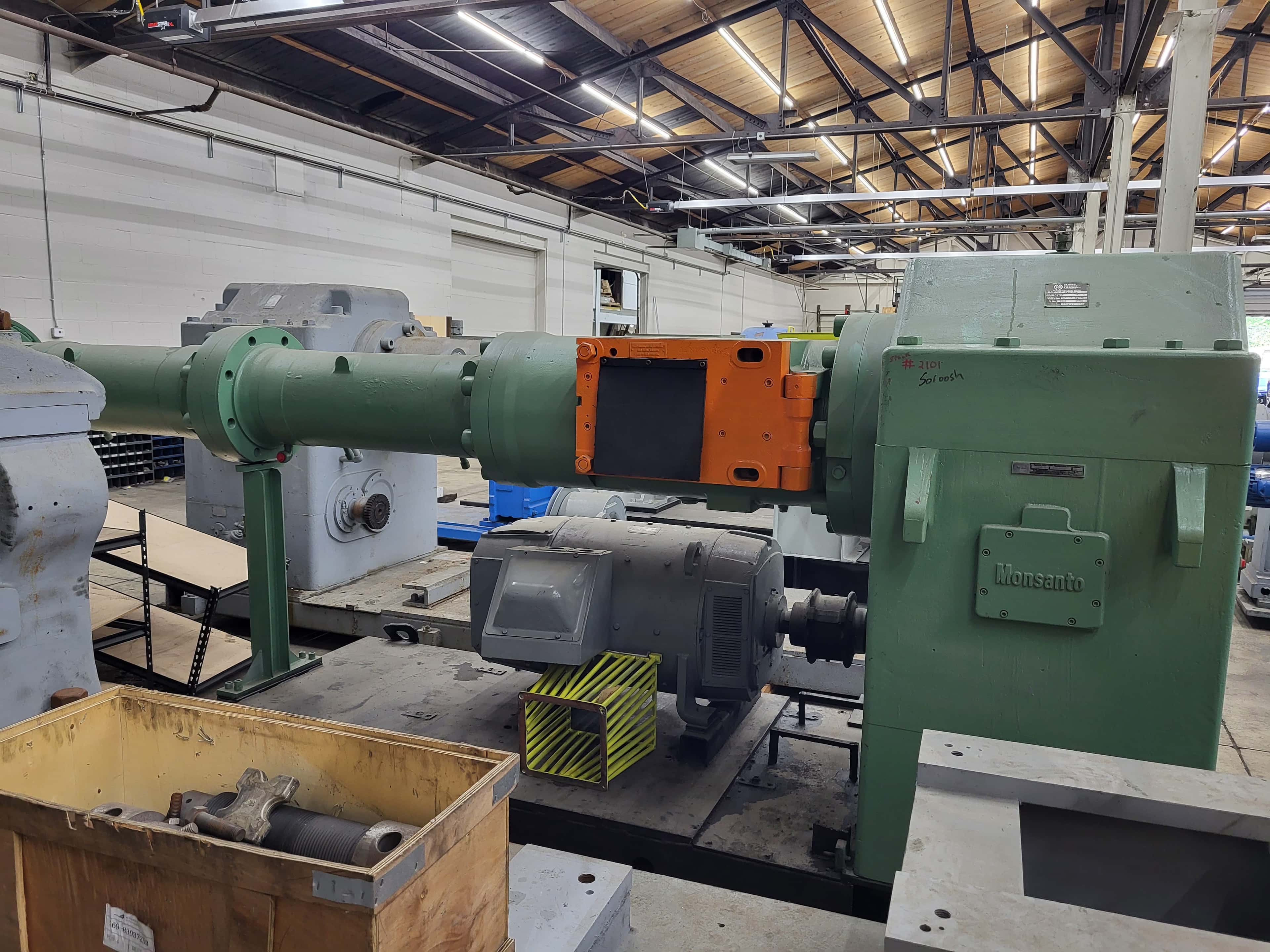 8” Monsanto Extruder 18/1 L/D Vented